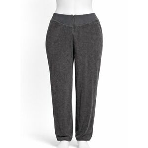 Aerie Olive Green Terry Cloth Zipper Front Jogger Comfort Lounge Pants Womens XL